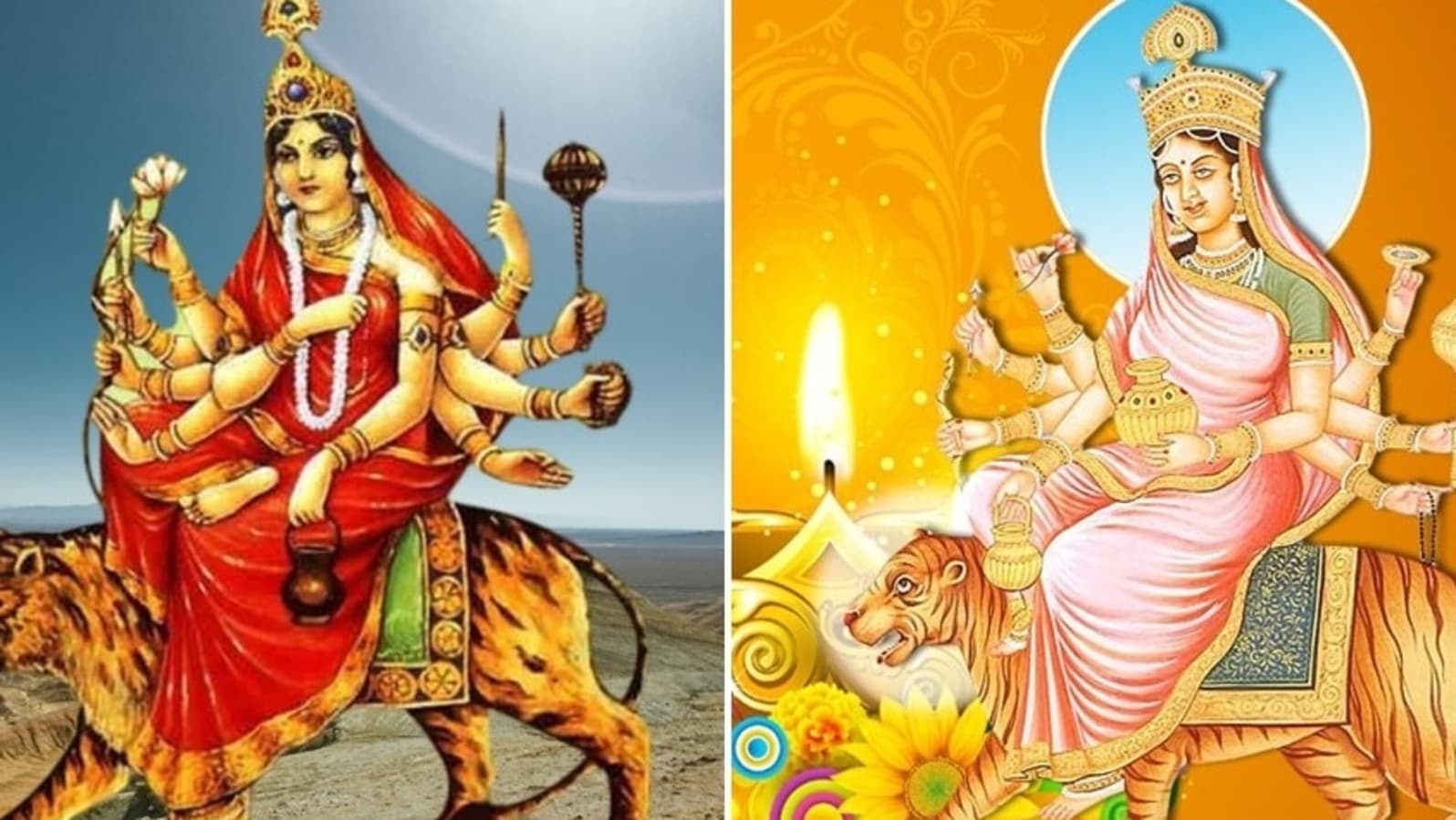 Shardiya Navratri 2021: Maa Chandraghanta and Maa Kushmanda story ...