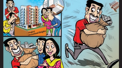 Investors put their life’s savings into buying a home, but often don’t research in advance about the builder’s credentials. (BISWAJIT DEBNATH/HT) Investors put their life’s savings into buying a home, but often don’t research in advance about the builder’s credentials. (BISWAJIT DEBNATH/HT)