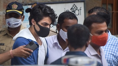 Aryan Khan was arrested by the NCB on October 3. (PTI Photo) Aryan Khan was arrested by the NCB on October 3. (PTI Photo)