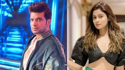 Bigg Boss 15 contestants Karan Kundrra and Shamita Shetty. Bigg Boss 15 contestants Karan Kundrra and Shamita Shetty.