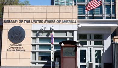 US embassy in Moscow (AP)