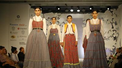 This year, bowing to the protocols of the pandemic, the people behind FDCI X Lakme Fashion Week have decided to host a ‘phygital (physical plus digital)’ edition of the show, which means that both online as well and offline presentations are on display. (HT File) This year, bowing to the protocols of the pandemic, the people behind FDCI X Lakme Fashion Week have decided to host a ‘phygital (physical plus digital)’ edition of the show, which means that both online as well and offline presentations are on display. (HT File)