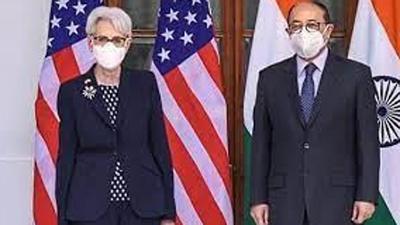 The meetings are being scheduled against the backdrop of US deputy secretary of state Wendy Sherman’s remarks that the US does not see itself “building a broad relationship” with Pakistan. (ANI PHOTO.)