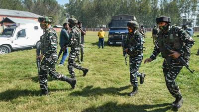 A spokesperson of the Jammu and Kashmir Police said that militants fired upon the Srinagar police team and the police also retaliated. (PTI)