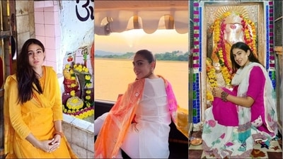 Sara Ali Khan adds to her Udaipur ethnic fashion diary on Navratri 2021 and we're loving these styles (Instagram/saraalikhan95) Sara Ali Khan adds to her Udaipur ethnic fashion diary on Navratri 2021 and we're loving these styles (Instagram/saraalikhan95)