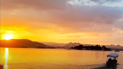 A view from Lake Pichola. A view from Lake Pichola.