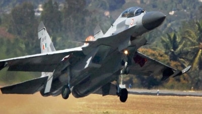 Indian Air Force's Sukhoi 30 fighter jet (File Photo/PTI) Indian Air Force's Sukhoi 30 fighter jet (File Photo/PTI)