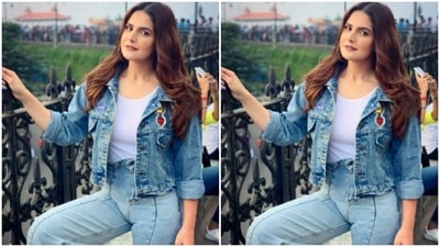 When on vacation, dress like Zareen. The actor believes, no matter what the question is, denim is always the answer. On Friday, Zareen shared a slew of pictures of herself and her fashion sense is right on point. Zareen matched the colour of the sky in her travel album with a great ensemble of denims. (Instagram/@zareenkhan) When on vacation, dress like Zareen. The actor believes, no matter what the question is, denim is always the answer. On Friday, Zareen shared a slew of pictures of herself and her fashion sense is right on point. Zareen matched the colour of the sky in her travel album with a great ensemble of denims. (Instagram/@zareenkhan)