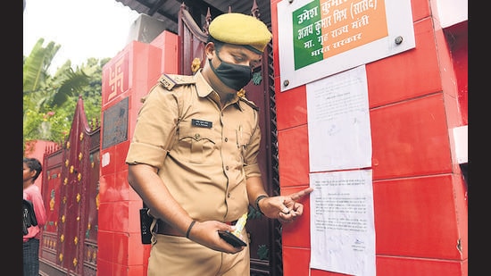 All India Congress Committee spokesperson Charanjit Singh Sapra said that the main accused, Ashish Mishra, who is the son of Union minister Ajay Mishra Teni, was still roaming free despite being named in the FIR. (HT FILE PHOTO)