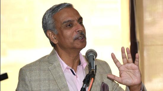 Beniwal, who was director general of Chandigarh until August 19, has been appointed as the head of the perception management and media cell unit, a new unit within the force to coordinate with the media. (HT)