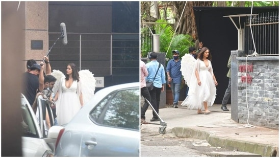 Ileana D’Cruz is a perfect treat for the sore eyes – all the time. Be it her pictures from the sets of the films, or her fashion photoshoots, the actor never fails to put fashion police on immediate alert with her pictures. The actor is best known for her sartorial choices – be it a traditional one or the one requiring a perfect body for a bikini, Ileana can carry both with grace and sass.(HT Photos/Varinder Chawla)