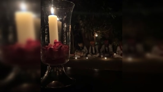 Masaba Gupta even shared a video of a few Rajasthani artists singing folk songs at the resort.(Instagram/@masabagupta)
