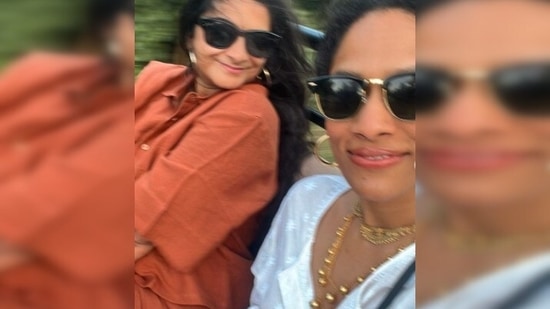 Masaba Gupta is having a gala time with her bestie Rhea Kapoor in Rajasthan.(Instagram/@masabagupta)