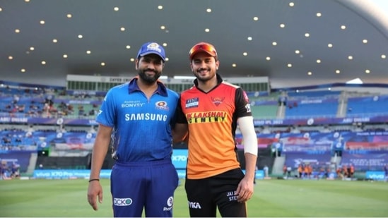 SRH vs MI, IPL 2021: Rohit Sharma and Manish Pandey&nbsp;