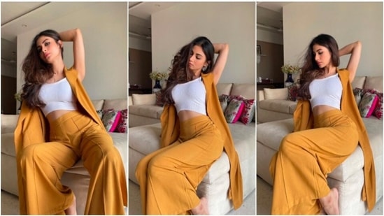 Mouni Roy manages to drop jaws every time she steps out in stylish attires. Her Instagram handle is all about the glam. Check out her recent photos here.(Instagram/@imouniroy)