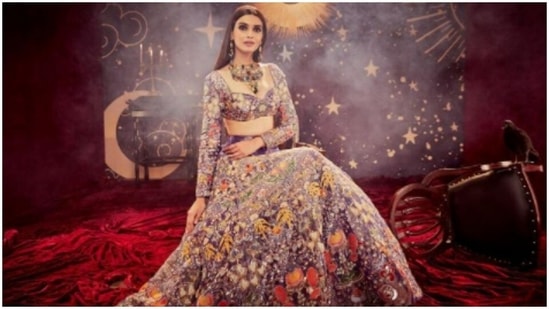 Diana Penty blends mystic vibes with this multicoloured stunning lehenga(Instagram/@dianapenty)