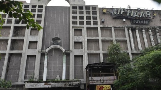 Uphaar cinema's property at Green Park in New Delhi. (Sanchit Khanna/HT PHOTO)
