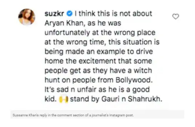 Sussanne Khan defended Shah Rukh and Gauri Khan (Instagram)