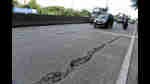 The potholes on the Thane - Belapur road will be repaired by Navi Mumbai civic body. (BACHCHAN KUMAR/HT PHOTO) The potholes on the Thane - Belapur road will be repaired by Navi Mumbai civic body. (BACHCHAN KUMAR/HT PHOTO)
