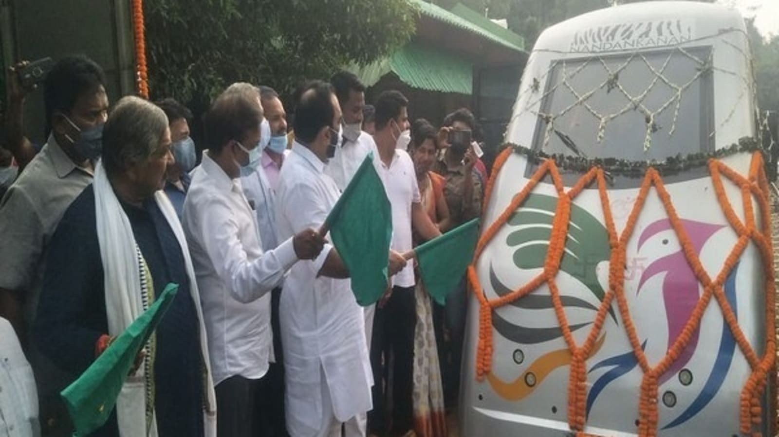 Eco-friendly toy train flagged off at Nandankanan Zoo in Bhubaneswar