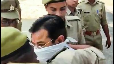 The officials said Ashish Mishra was questioned about his location and involvement in the incident that resulted in the death of eight people, including four farmers, on October 3. (PTI PHOTO.) The officials said Ashish Mishra was questioned about his location and involvement in the incident that resulted in the death of eight people, including four farmers, on October 3. (PTI PHOTO.)