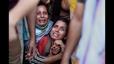It is indeed the State’s responsibility to protect local minorities and non-local migrants from such attacks. This cannot be done by alienating Kashmiri Muslims and creating a communally charged atmosphere where suggestions of political engagement with mainstream Kashmiri leaders are either shot down as being “pro-Islamist” and/or “pro-Pakistan” or, when it’s done, fails to yield meaningful results. (AP) It is indeed the State’s responsibility to protect local minorities and non-local migrants from such attacks. This cannot be done by alienating Kashmiri Muslims and creating a communally charged atmosphere where suggestions of political engagement with mainstream Kashmiri leaders are either shot down as being “pro-Islamist” and/or “pro-Pakistan” or, when it’s done, fails to yield meaningful results. (AP)