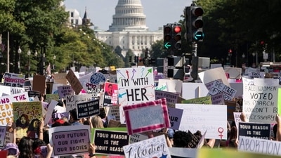 The Texas abortion law, which took effect on Sept. 1, bans abortions at around six weeks of pregnancy.&nbsp; (AFP)