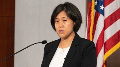At the meeting, Tai emphasised US concerns relating to China’s “state-led, non-market policies and practices that harm American workers, farmers and businesses.” (Bloomberg)