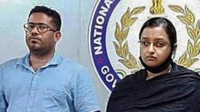 The Kerala gold smuggling case was later handed over to the NIA and the agency arrested Swapna Suresh and her accomplice Sandeep Nair from their hideout in Bengaluru in 2020. (PTI PHOTO.) The Kerala gold smuggling case was later handed over to the NIA and the agency arrested Swapna Suresh and her accomplice Sandeep Nair from their hideout in Bengaluru in 2020. (PTI PHOTO.)