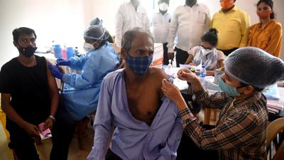 Nearly 77% of cancer patients are hesitant to take the Covid-19 vaccine due to fears about the side effects, vaccine interfering in chemotherapy and radiation therapy, lack of information and misinformation, a study found. (HT PHOTO) Nearly 77% of cancer patients are hesitant to take the Covid-19 vaccine due to fears about the side effects, vaccine interfering in chemotherapy and radiation therapy, lack of information and misinformation, a study found. (HT PHOTO)