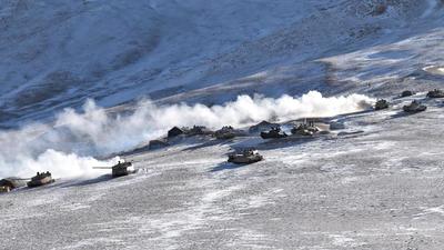 India and China have been locked in a border standoff for 17 months and despite two rounds of disengagement at friction points this year, the two sides still have 50,000 to 60,000 troops each in the Ladakh theatre. (AP PHOTO.) India and China have been locked in a border standoff for 17 months and despite two rounds of disengagement at friction points this year, the two sides still have 50,000 to 60,000 troops each in the Ladakh theatre. (AP PHOTO.)