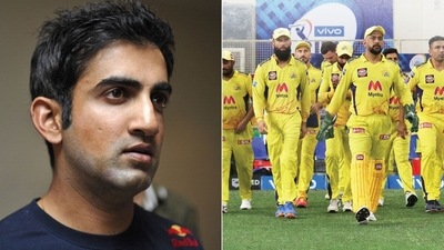 Gautam Gambhir is impressed with the CSK opener. (Getty/CSK Twitter) Gautam Gambhir is impressed with the CSK opener. (Getty/CSK Twitter)