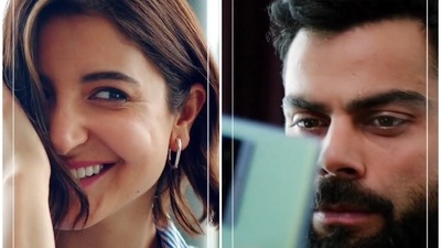 Anushka Sharma posed for Virat Kohli as he clicked pictures of her. Anushka Sharma posed for Virat Kohli as he clicked pictures of her.