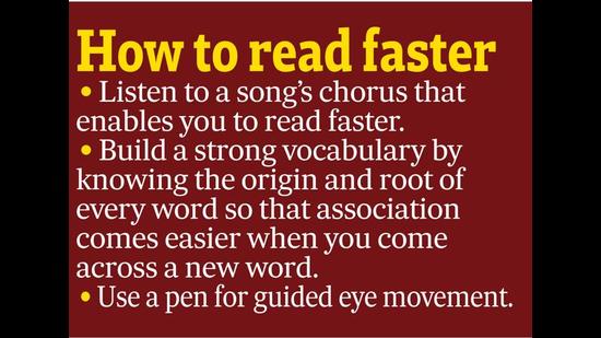 Tips on reading faster