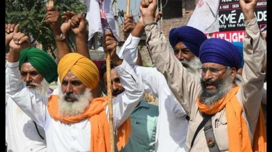 The Bahraich district administration reached out to Sikhs through a letter in Gurmukhi script, thanking them for maintaining restraint after the Lakhimpur Kheri violence. (AFP)