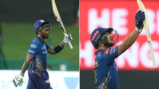 Suryakumar Yadav (L) and Ishan Kishan (R)(HT Collage)