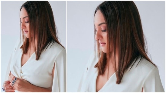 Sharing the photos on Instagram, Sonakshi Sinha captioned it, "White done right."(Instagram/@aslisona)