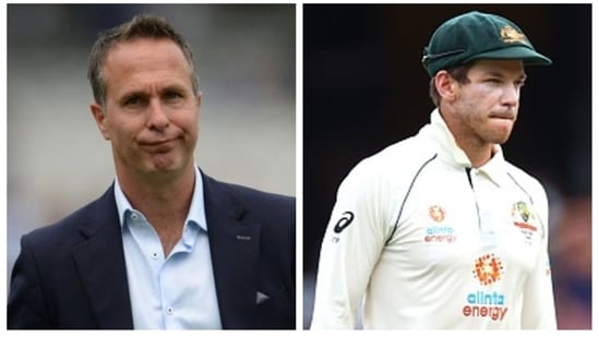 Michael Vaughan and Tim Paine