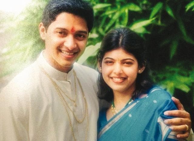 With wife Deepti at their wedding, one day before he left to shoot for Iqbal With wife Deepti at their wedding, one day before he left to shoot for Iqbal