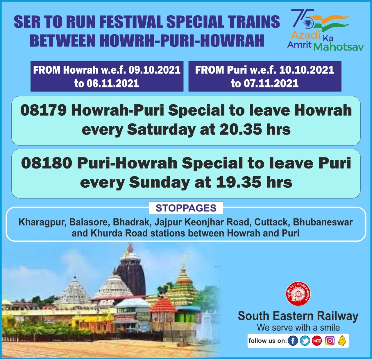 Indian Railways To Start Festival Special Trains From Today. Details ...