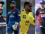 Virat Kohli, Rishabh Pant, MS Dhoni and Eoin Morgan. (IPL/Twitter) Virat Kohli, Rishabh Pant, MS Dhoni and Eoin Morgan. (IPL/Twitter)