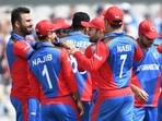 File image of players of Afghanistan cricket team in action during a match.(AFP) File image of players of Afghanistan cricket team in action during a match.(AFP)