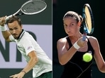 Daniil Medvedev and Karolina Pliskova advanced to the next round.&nbsp;