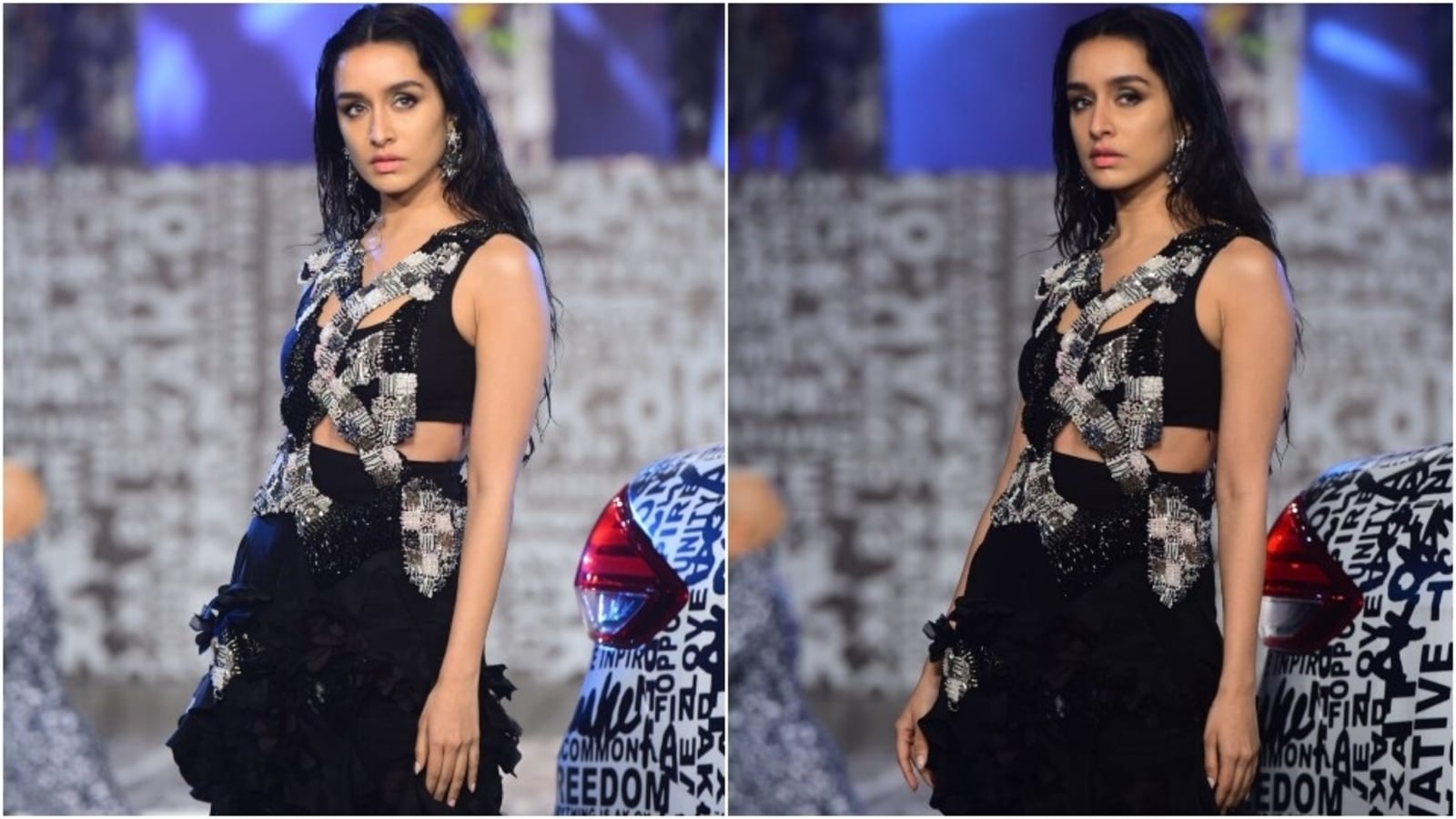 Shraddha Kapoor is edgy and fierce as she turns showstopper for Anamika  Khanna at Lakme Fashion Week | Hindustan Times