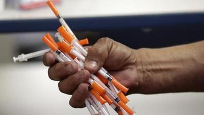 The under trials found infected with HIV in Assam jails were drug users who got infected due to use of an infected syringe by several users or from the same source. (AP Photo/Representative use) The under trials found infected with HIV in Assam jails were drug users who got infected due to use of an infected syringe by several users or from the same source. (AP Photo/Representative use)