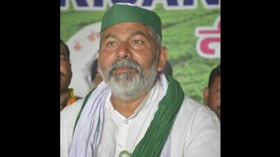 BKU leader Rakesh Tikait said a series of protests have been announced by the Samyukt Kisan Morcha demanding action against accused of the Lakhimpur Kheri incident. (HT File)