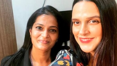 Neha Dhupia took to her Instagram handle to share a few photos of the doctors and nurses who treated her and thanked them for their kind gestures. (Instagram/@nehadhupia)