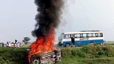 8 people, including four farmers, were killed in Uttar Pradesh's Lakhimpur Kheri on October 3 (HT) 8 people, including four farmers, were killed in Uttar Pradesh's Lakhimpur Kheri on October 3 (HT)