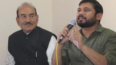 Kanhaiya Kumar has recently joined the Congress and is one of the party’s star campaigners for the Mandi bypoll. (Birbal Sharma/HT)