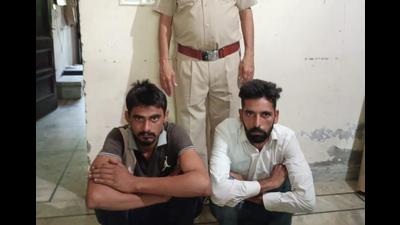The accused duo will be presented before a court on Monday, the Ambala police said. (HT PHOTO)